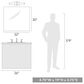 Golden Lighting Elon 19" LED Bath Bar in Matte Black, , large