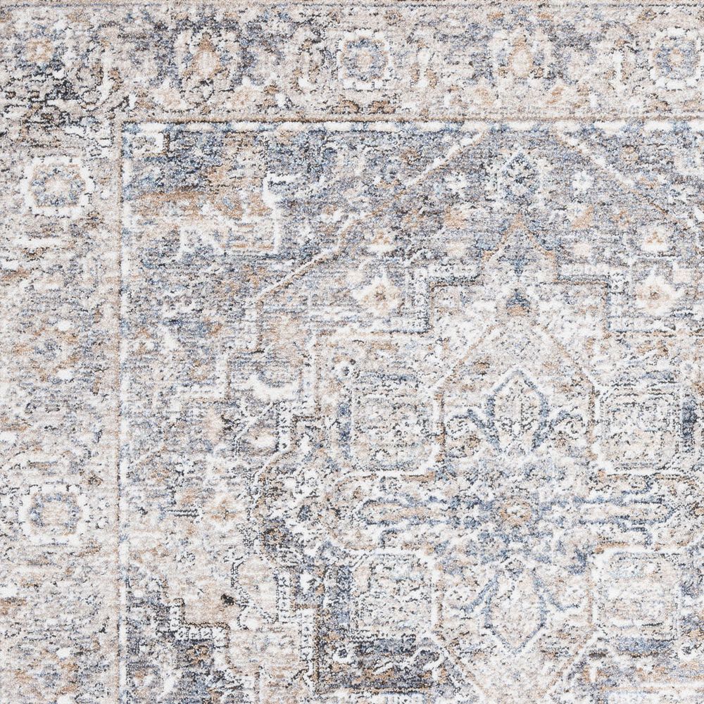 Safavieh Jasmine  2&#39;2&quot; x 9&#39; Grey and Blue Runner, , large