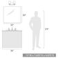 Golden Lighting Maddox 2-Light Bath Vanity in Matte Black, , large