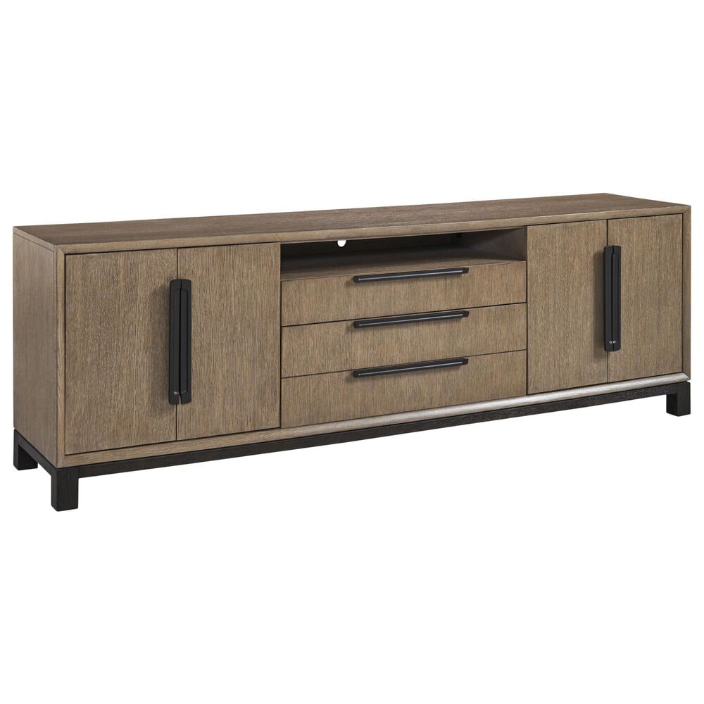 Lexington Furniture Zanzibar Monrovia 92" Media Console in Medium Taupe, Deep Espresso and Dark Umber, , large