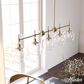 Hunter Xidane 5-Light Linear Chandelier in Alturas Gold, , large