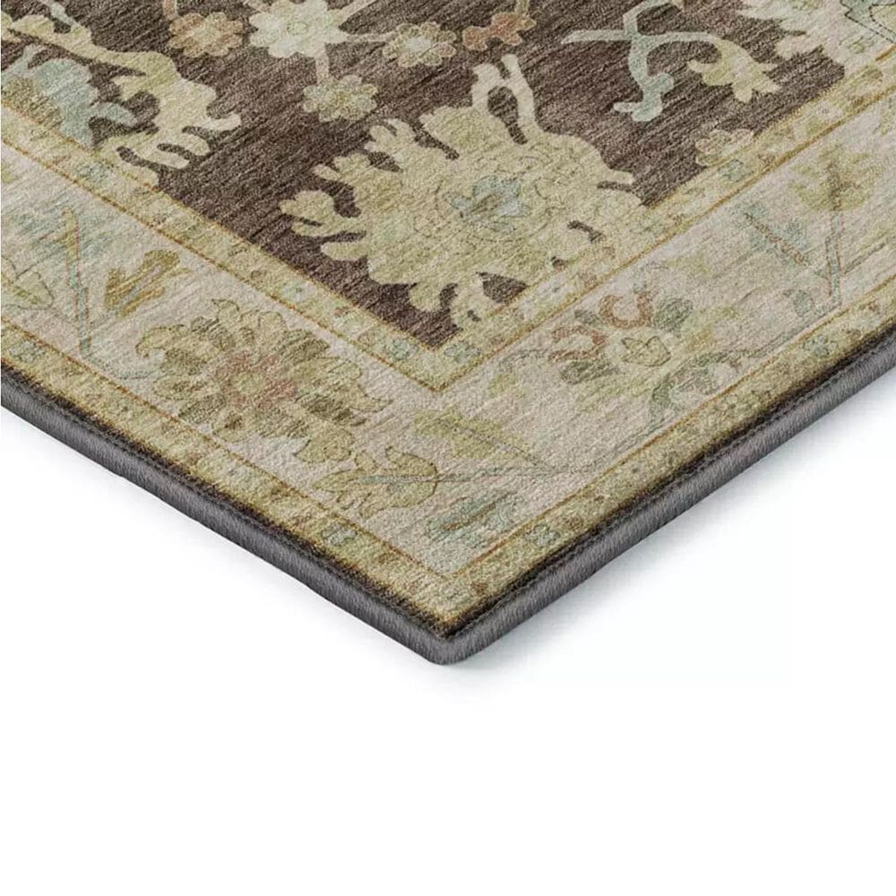 Dalyn Rug Company Hatay HY2 3&#39; x 5&#39; Chocolate Area Rug, , large