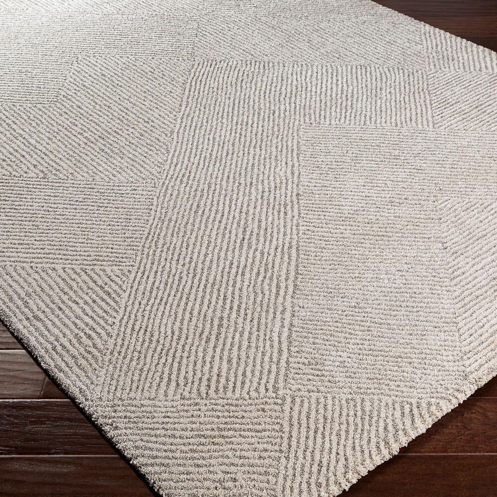 Surya Gavic GVC-2304 7&#39;10&quot; x 10&#39; Cream, Beige, Light Gray, Taupe and Charcoal Area Rug, , large