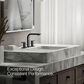 Kohler Parallel Widespread Bathroom Sink Faucet in Matte Black, , large