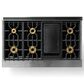 Viking Range 7 Series 48" Sealed Burner Gas Range in Stainless Steel, , large