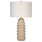 Uttermost Uplift Table Lamp in Bleached Wood and Nickel Plated, , large