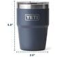 YETI Rambler 16?Oz Stackable Cup with MagSlider Lid in Cherry Blossom, , large