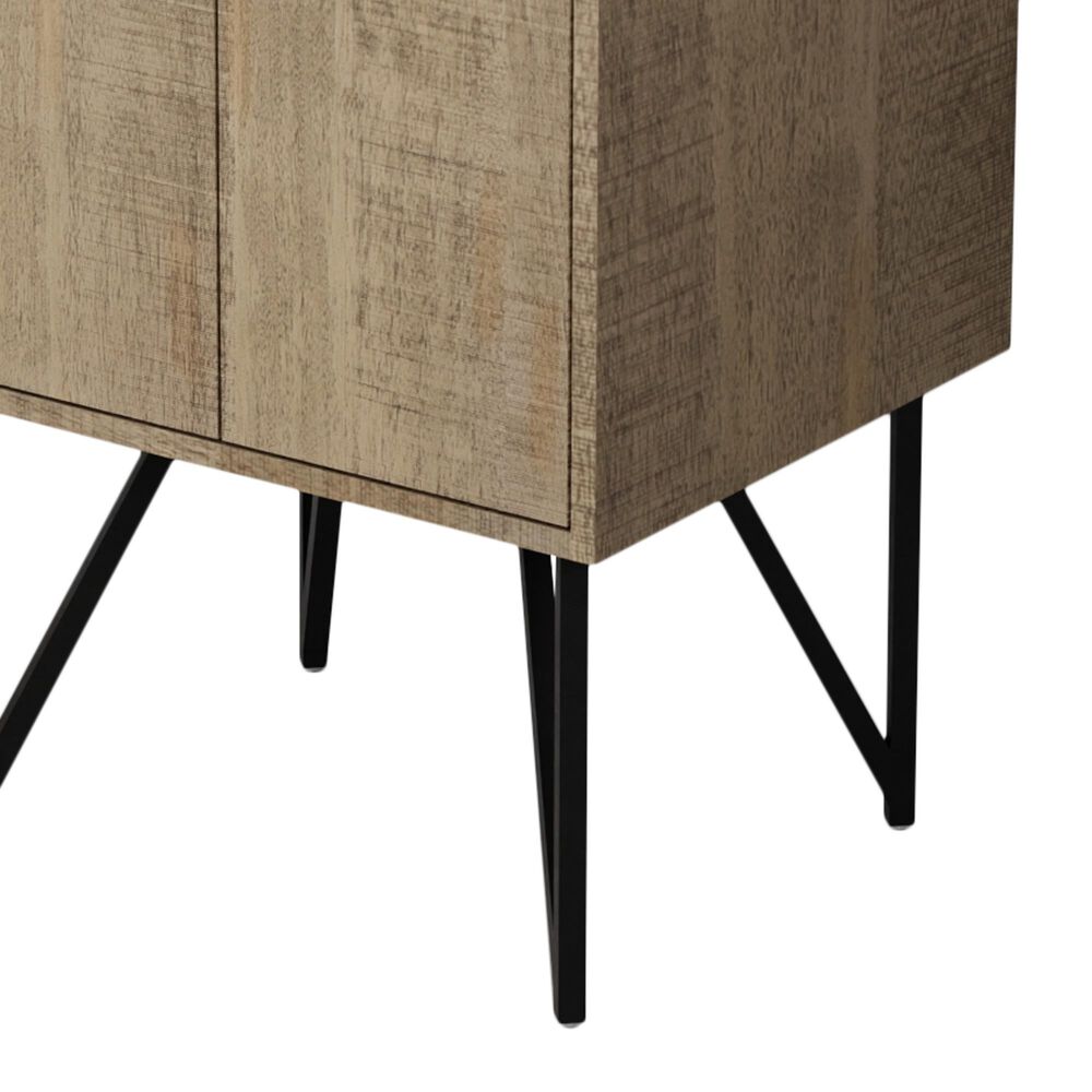 Lexora Home Lancy 24&quot; Single Bathroom Vanity in Rustic Acacia with 2 cm White Cultured Marble Top and Rectangular Sink, , large