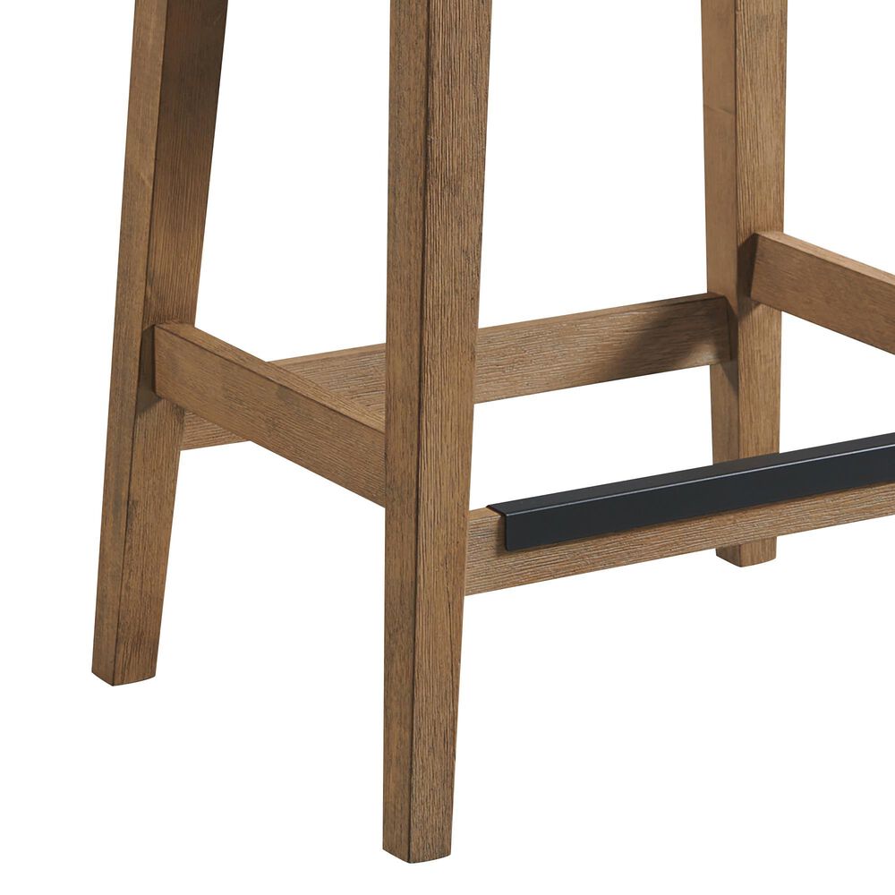 Hawthorne Furniture Eden 24&quot; Backless Bar Stool in Rustic Dune, , large