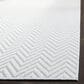 Safavieh Bermuda Chevron 9" x 12" Light Blue and Cream Indoor/Outdoor Area Performance Rug, , large