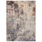 Rizzy Evolution Light Beige, Silver, Gold, Rust and Grey 8" x 10" Area Rug, , large