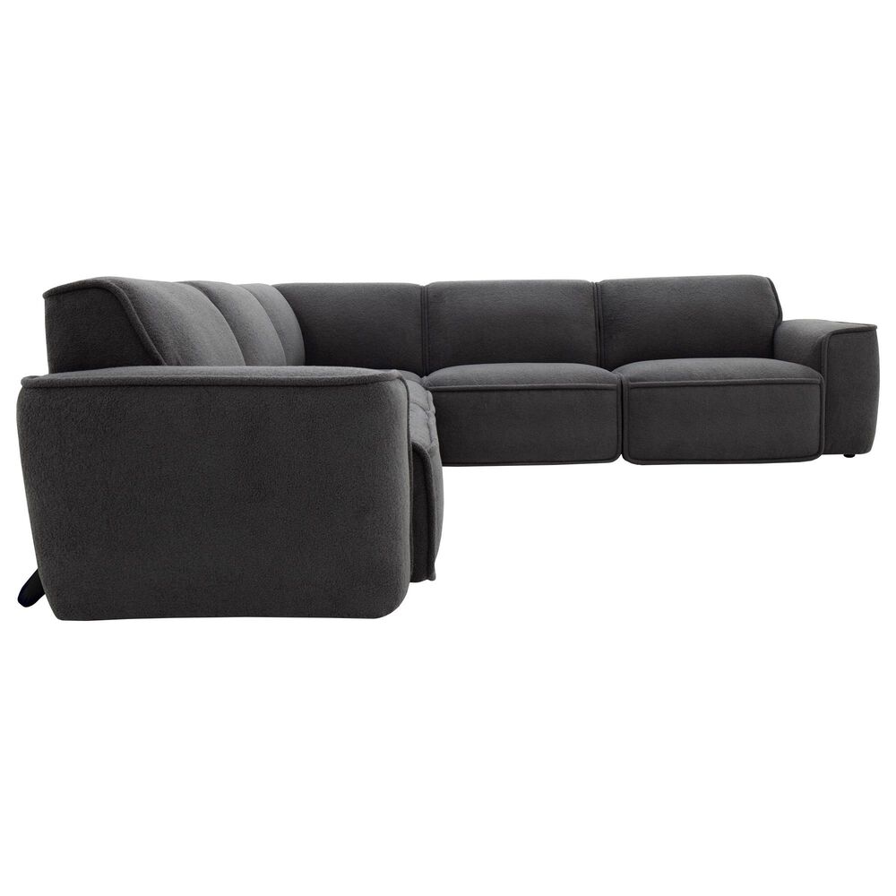 MotoMotion 5-PC Sectional W/Audio in Smoke, , large