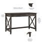 Bush Key West 48" Writing Desk in Dark Gray Hickory, , large