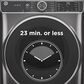 GE Appliances 4.8 Cu. Ft. Front Load Washer and 7.8 Cu. Ft. Electric Dryer Laundry Pair in White, , large