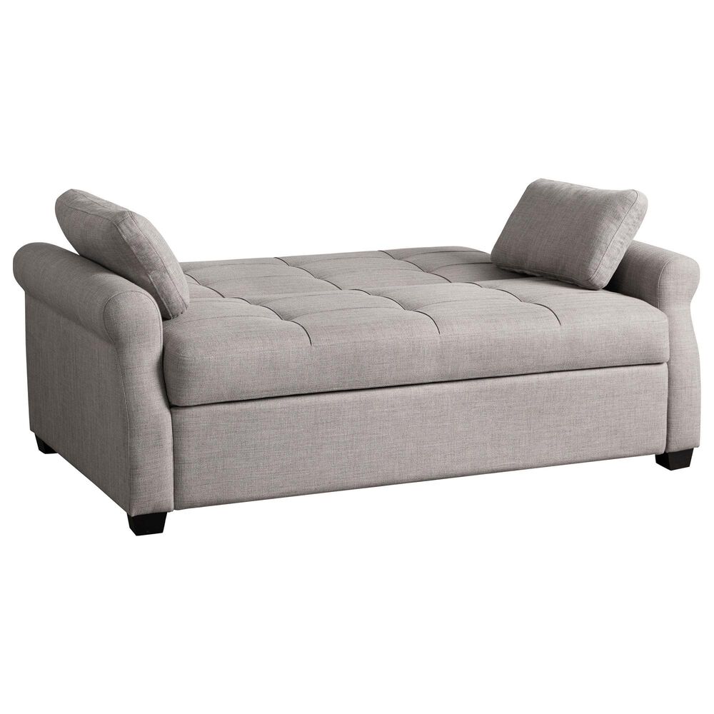 Lifestyle Solutions Hampton Queen Convertible Sofa in Steel, , large