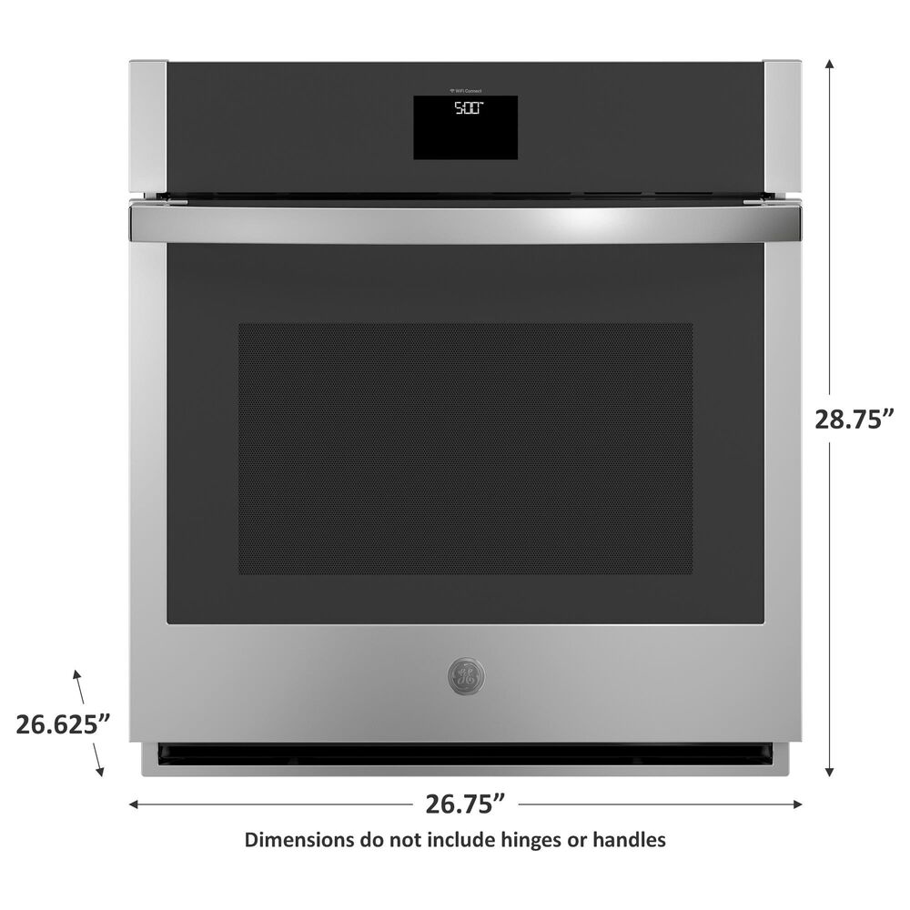 GE Appliances 27&quot; Single Electric Wall Oven with No Preheat Air Fry in Stainless Steel, , large