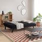 Lifestyle Solutions Dakota Convertible Sofa in Black, , large