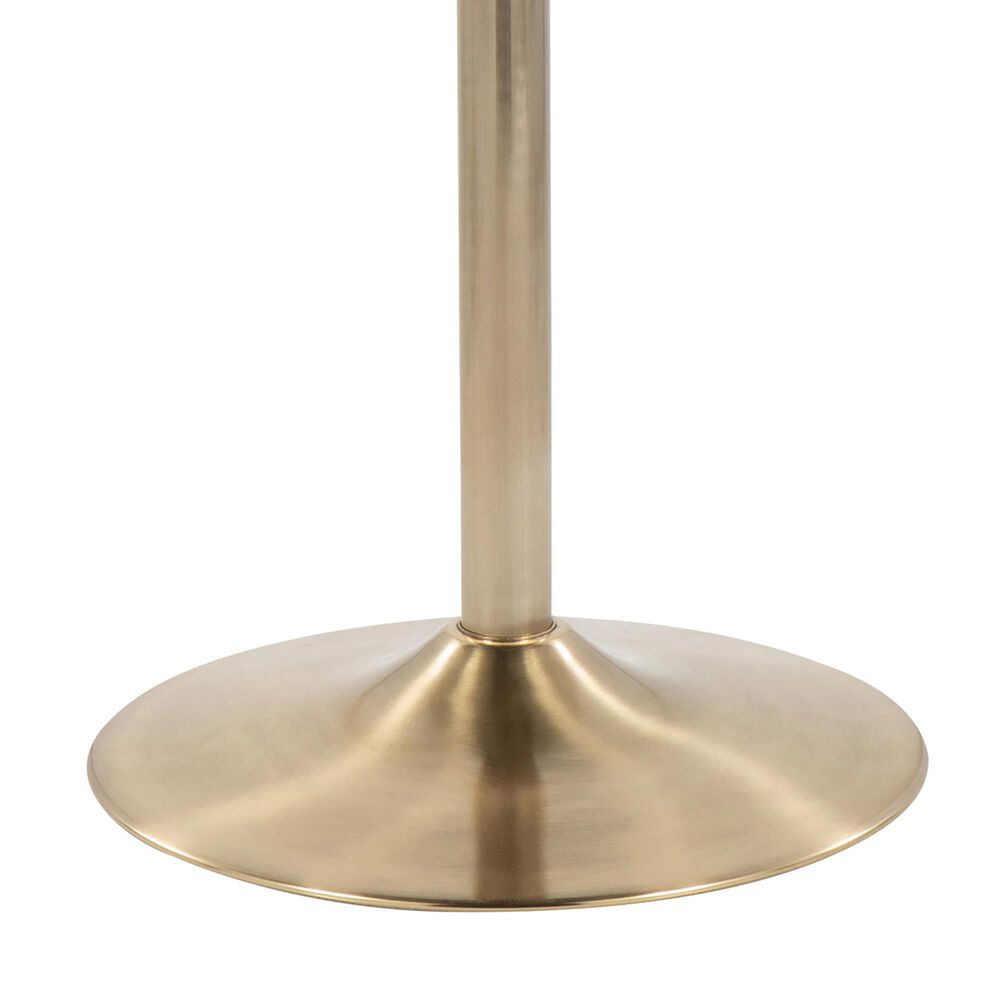 Lumisource Pebble Adjustable Bar Table in Black and Gold, , large