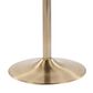 Lumisource Pebble Adjustable Bar Table in Black and Gold, , large