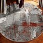 Amer Rugs Alpine 7"10" Round Rust Area Rug, , large