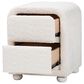 Baxton Studio Bonilla 2-Drawer Nightstand in White, , large