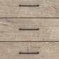 Ashley Charbitt 6-Drawer Dresser in Matte White and Replicated Oak Grain, , large