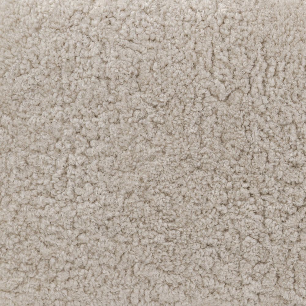 Four Hands Demi Accent Bench in Beige Shearling, , large