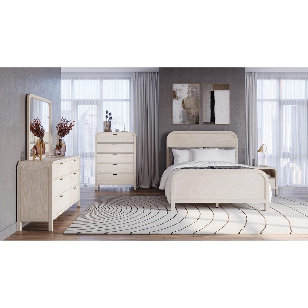 Urban Home Drake 6-Drawer Dresser in White, , large