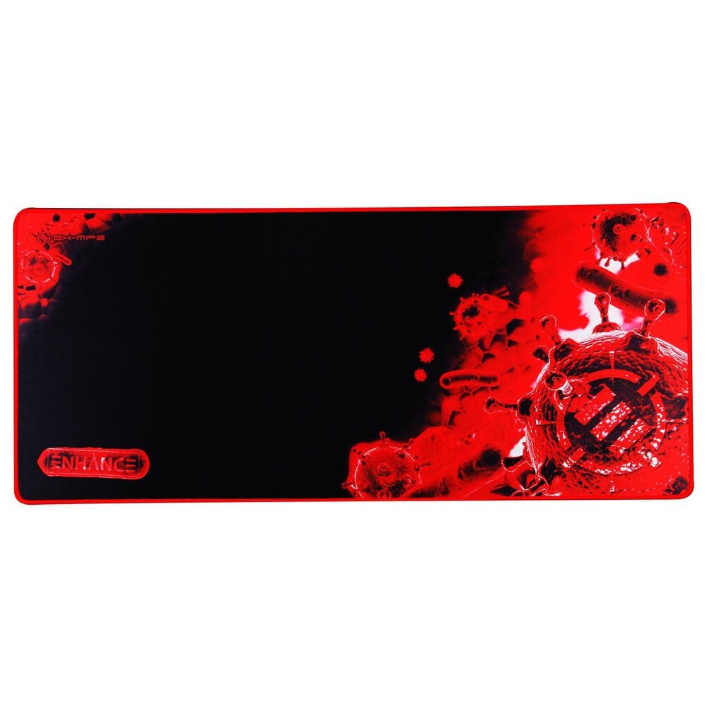 Enhance Pathogen XXL Extended Large Gaming Mouse Pad in Red and Black, , large