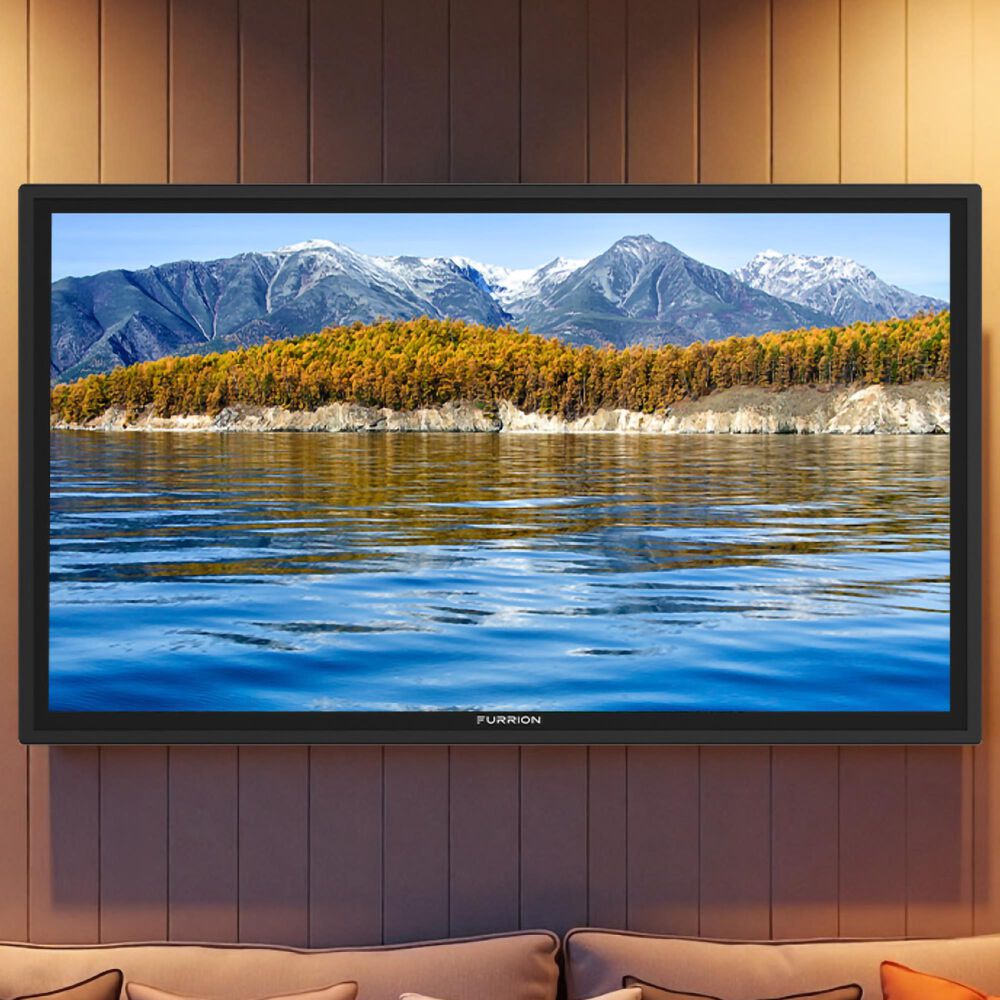 Furrion Aurora 43" Class Partial Sun 2 Outdoor 4K UHD LED TV in Black - Smart TV, , large