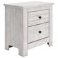 Ashley Makidern 2 Piece King Panel Bedroom Set in Whitewash, , large