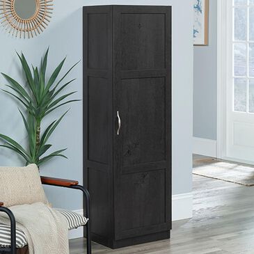 Sauder 4-Shelf Storage Cabinet in Raven Oak, , large