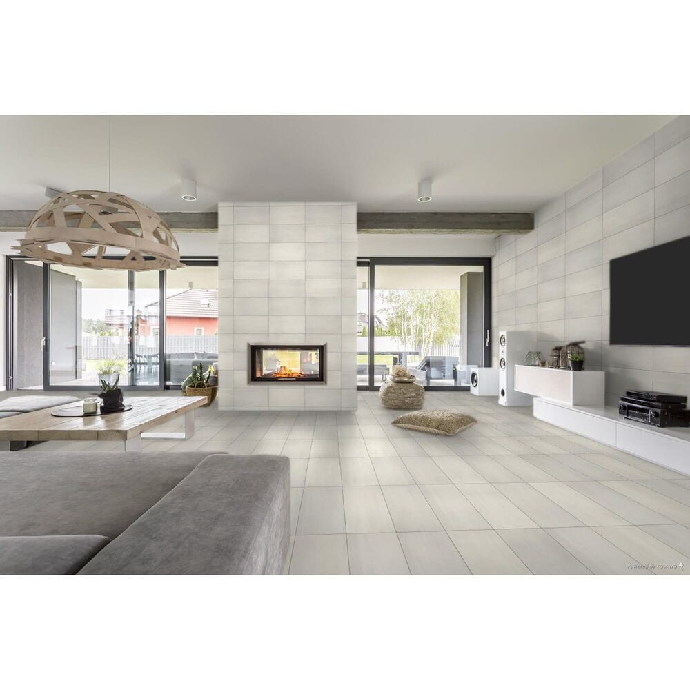 Marazzi Persuade White 12&quot; x 24&quot; Porcelain Tile, , large