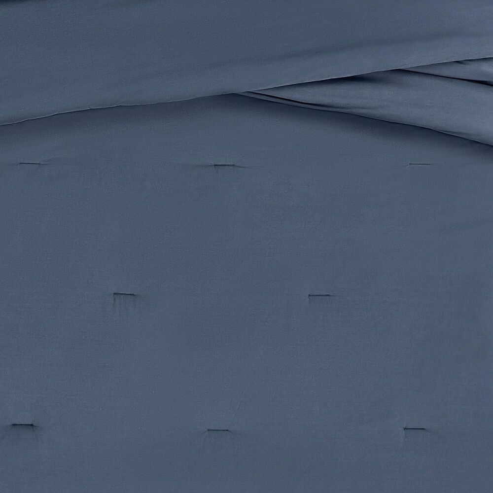 Pem America Essential Cotton 3-Piece King Comforter Set in Blue, , large