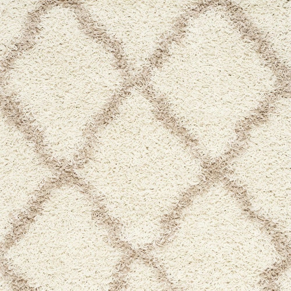 Safavieh Dallas Shag SGD257B-3 3&#39; x 5&#39; Ivory/Beige Area Rug, , large
