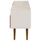Manhattan Tribeca 53.94" TV Stand in Off White and Terra Pink, , large