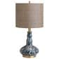 Slatehouse Kylo Table Lamp in Blue, Gray, Warm Brass and Cream, , large