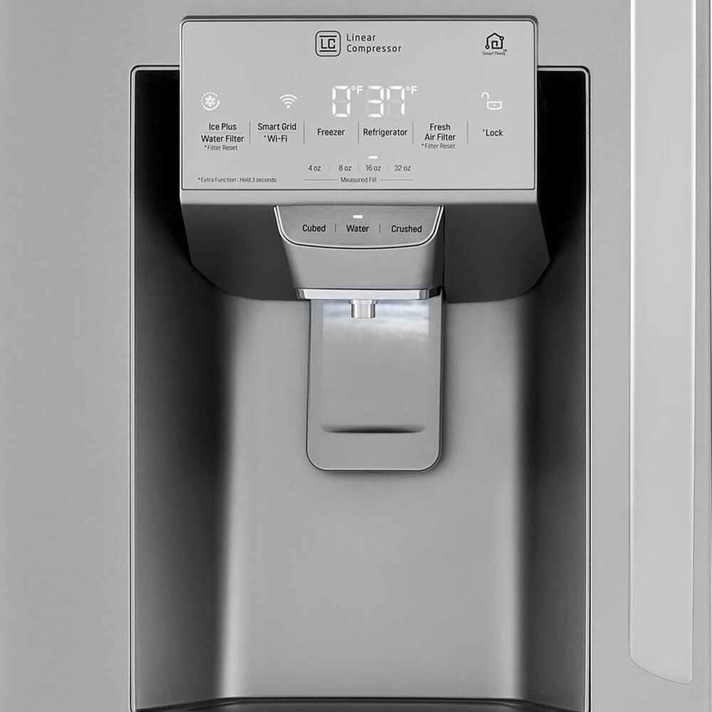 LG 23 Cu. Ft. Smart WiFi Enabled CounterDepth Refrigerator with Craft