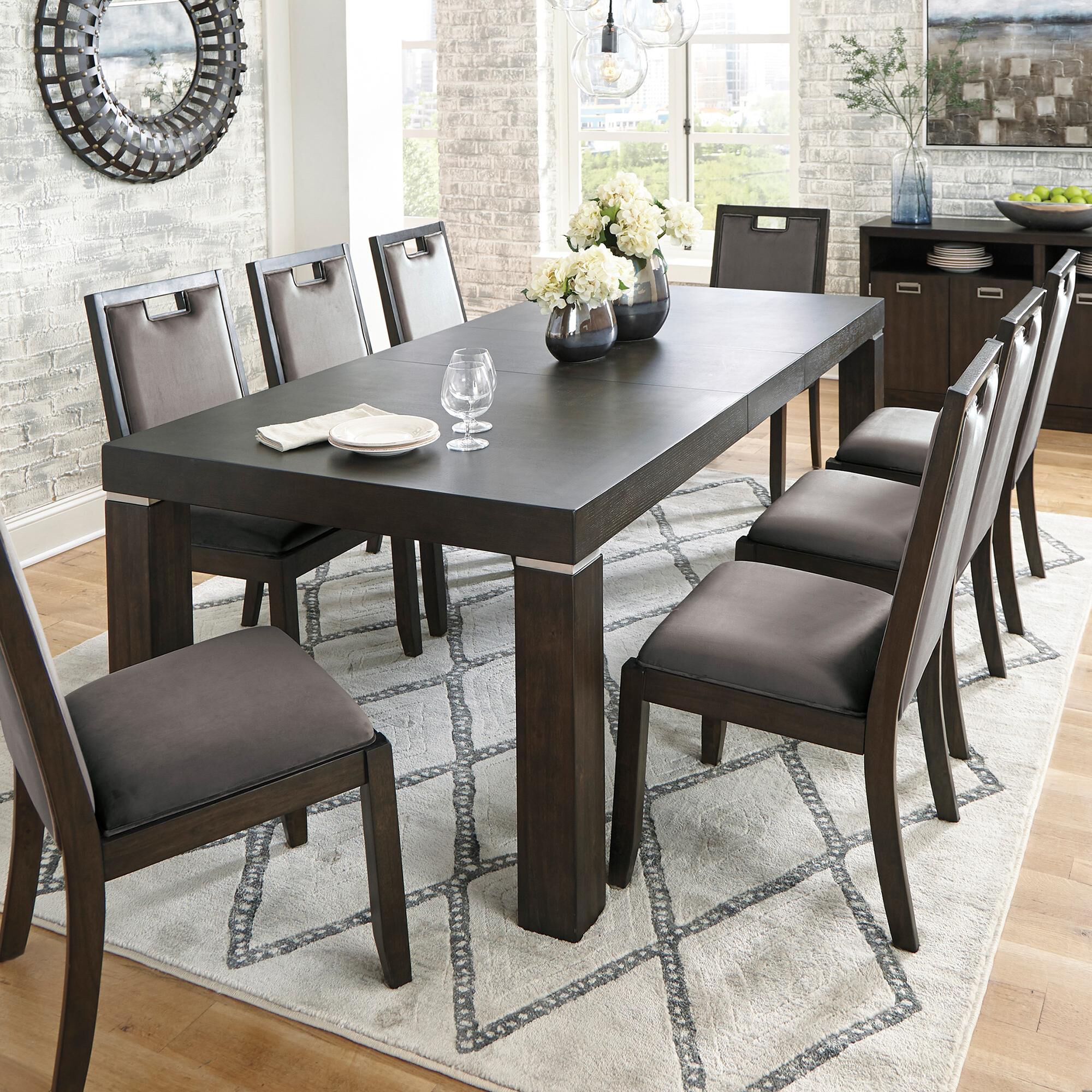 Signature Design by Ashley Hyndell Rectangular Dining Table in