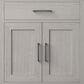 Lexora Home Abbey 30" Single Bathroom Vanity in White Oak with 2 cm White Carrara Marble Top and Rectangular Sink, , large