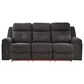 Ashley Brysonview Manual Reclining Sofa in Charcoal, , large