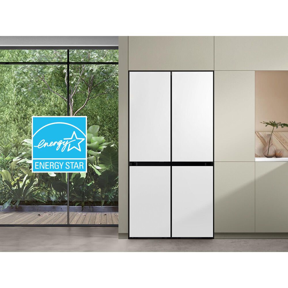 Samsung 22.8 Cu. Ft. Counter Depth 4-Door French Door Refrigerator in White Glass, , large