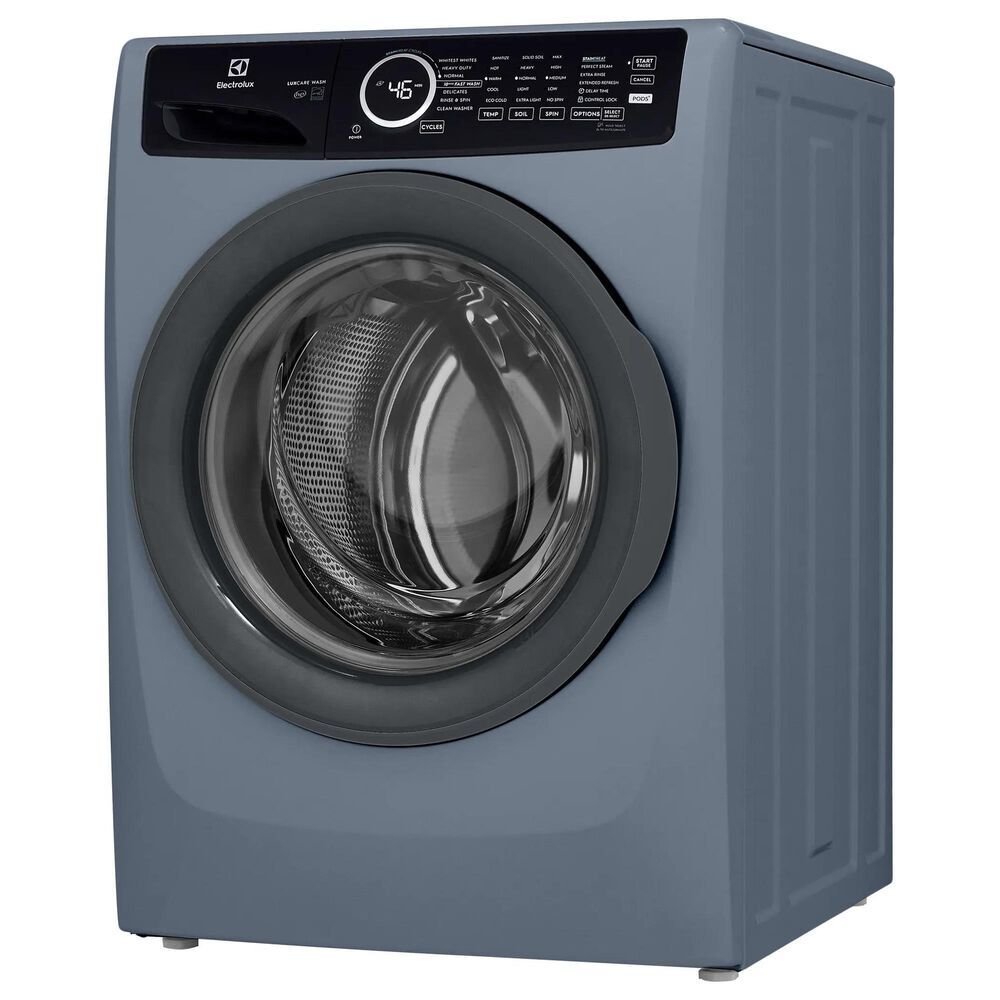 Electrolux 400 Series 4.5 Cu. Ft. Front Load Washer and 8 Cu. Ft. Electric Dryer Laundry Pair in Denim Blue, , large