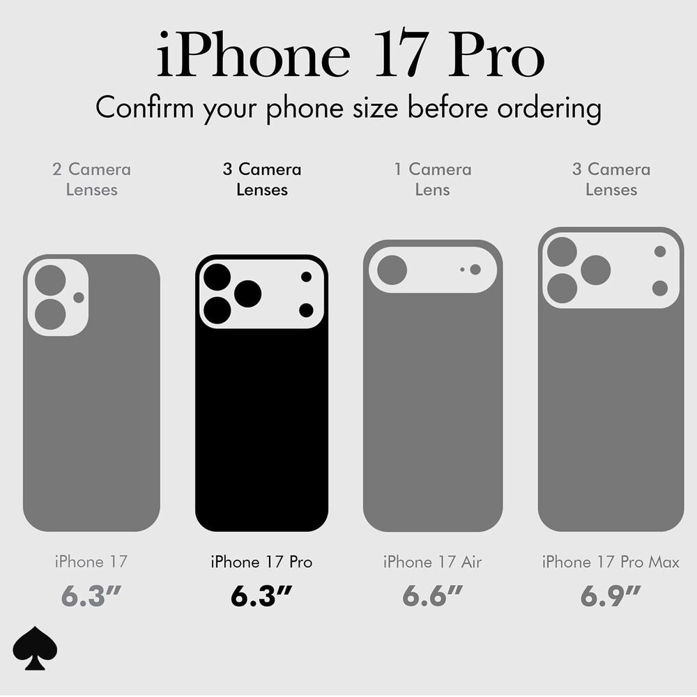 Kate Spade Protective MagSafe Case with Stand for Apple iPhone 17 Pro in Icon Clear, , large