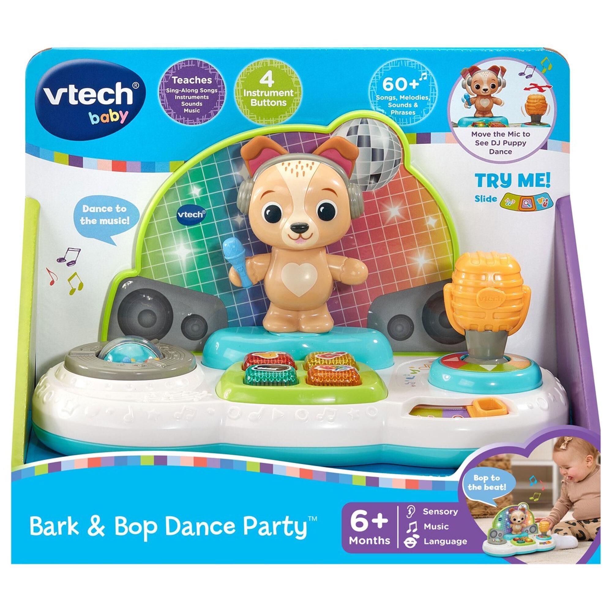 Vtech Baby Bark and Bop Dance Party Musical DJ Puppy Toy