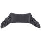 HiEnd Accents Stella 14" x 26" Long Ruffled Lumbar Pillow in Dark Slate, , large