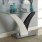 Furniture of America Karin Sofa Table in White, , large