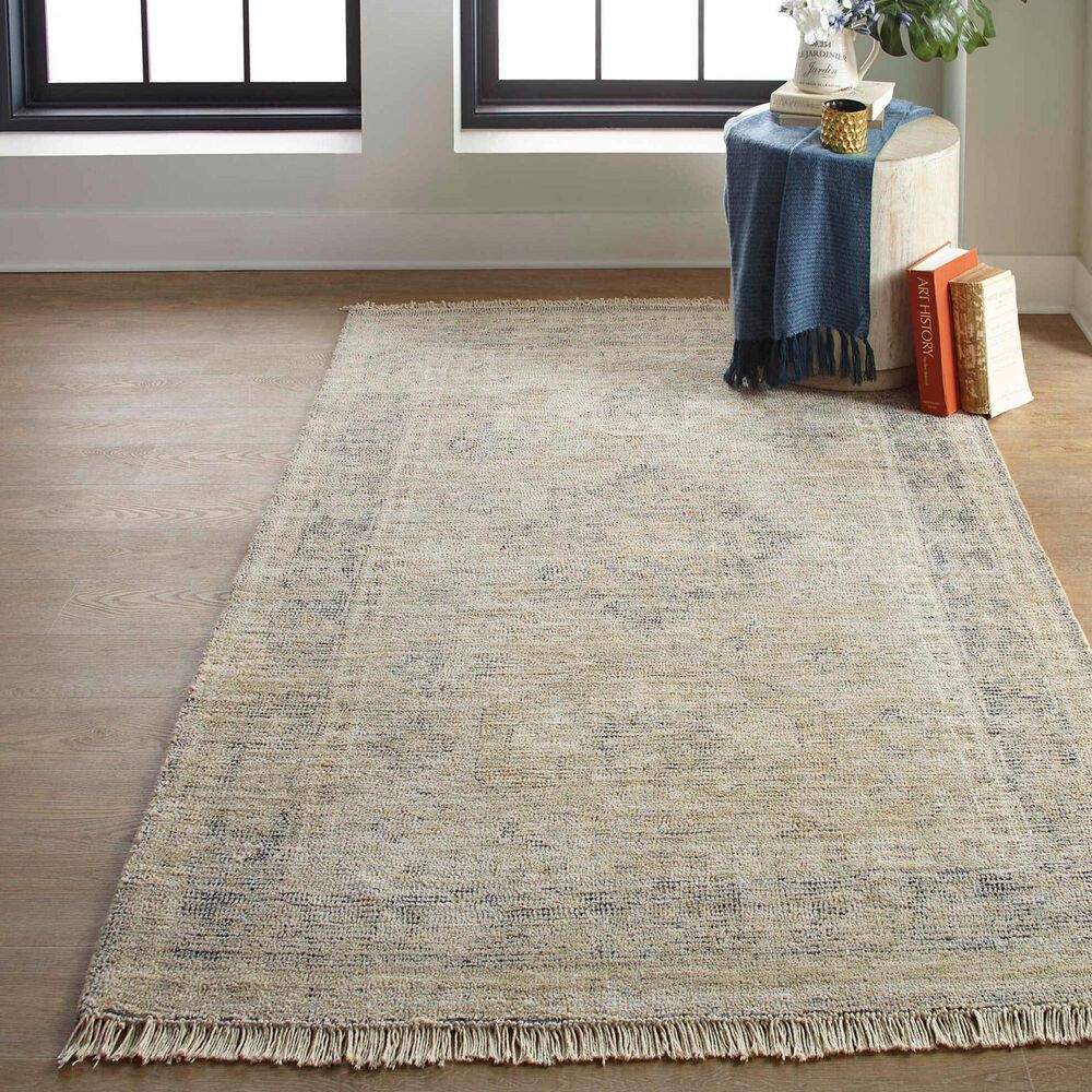 Feizy Caldwell 7&#39;6&quot; x 9&#39;6&quot; Sand Area Rug, , large