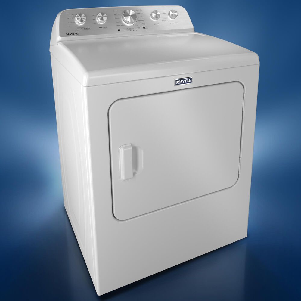 Maytag 7 Cu. Ft. Front Load Electric Dryer with Pet Pro Option in White, , large