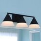 Vaxcel Winthrop 3-Light Bathroom Vanity in Matte Black, , large